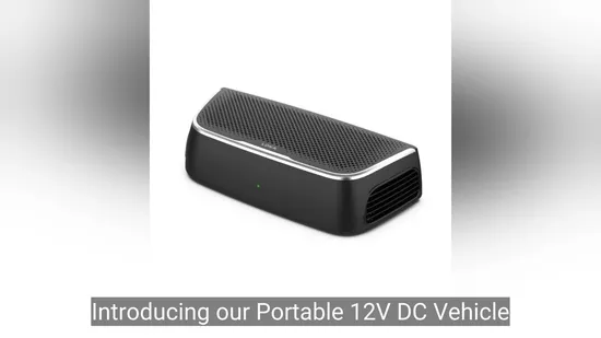 Portable 12V DC Vehicle Power Supply Car Air Purifier with HEPA Filter for Cars and Outdoor Hotel Use